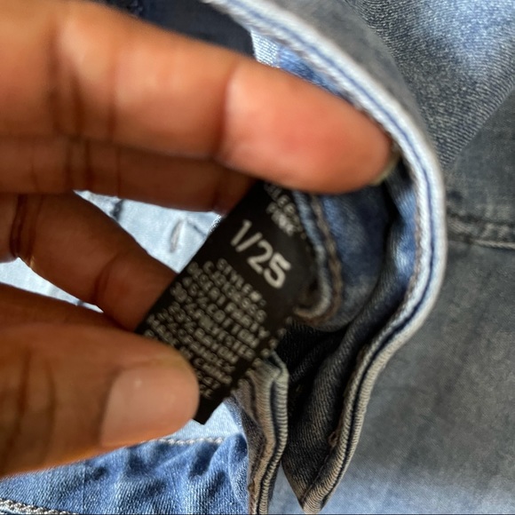 2 Pair Skinny Jeans Blue Size 1 High and Mid Rise - Picture 16 of 16